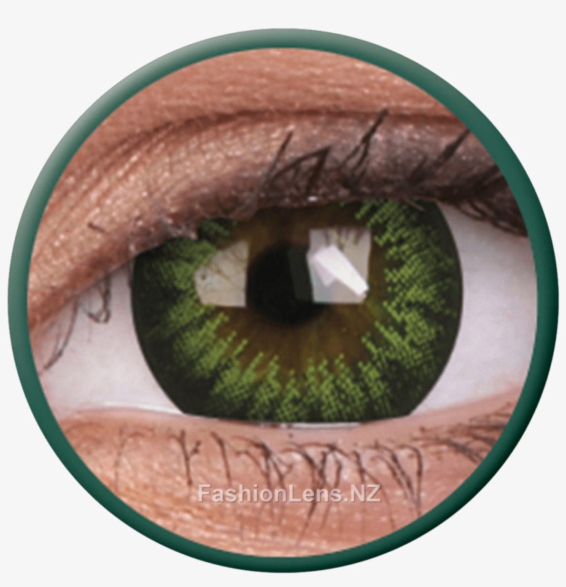 Big Eyes Party Green Colourvue Contact Lenses, transparent png