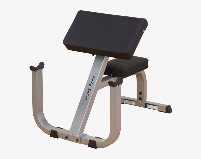 Body Solid 2" X 3" Preacher Curl Machine, transparent png