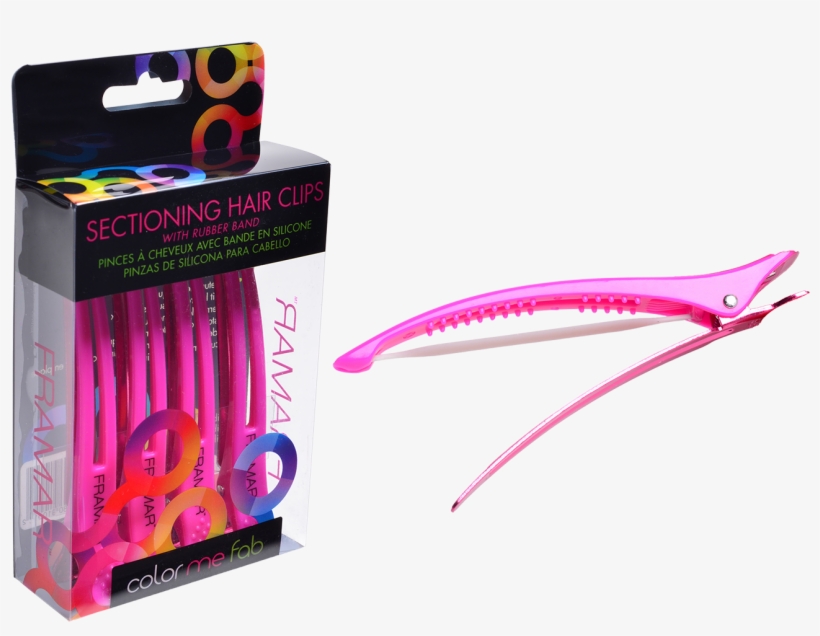 Elastic Band Sectioning Clip, transparent png