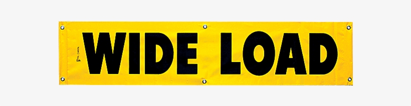 Wide Load Vinyl Banner 18 Inch X 84 Inch, transparent png