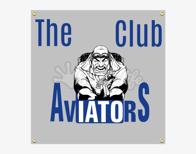 The Aviators Club Vinyl Banner, transparent png