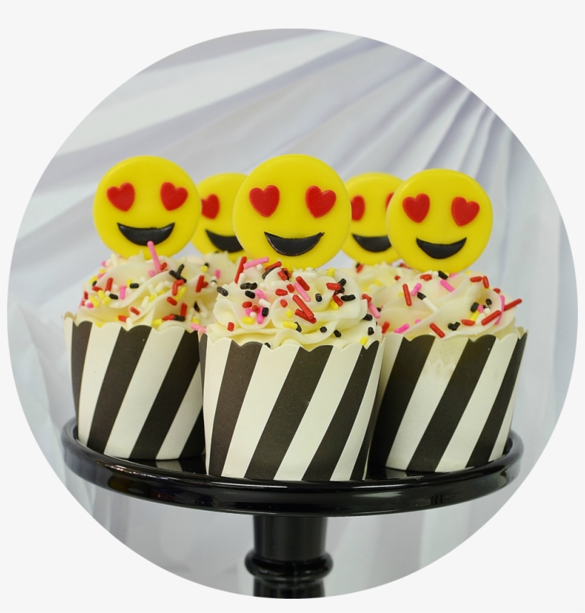 True Love Emoji Cupcake Toppers Sweet Cakes By Rebecca, transparent png