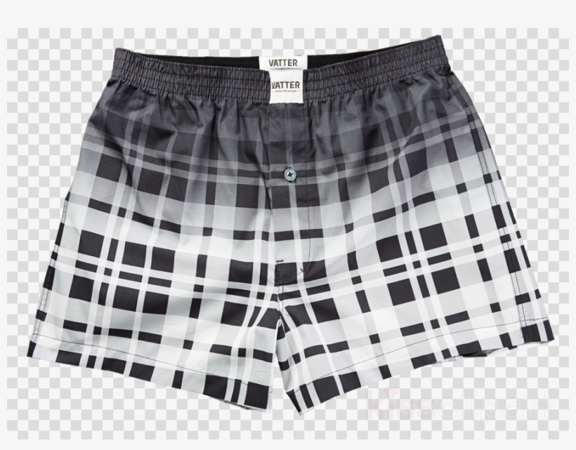 Vatter Boxer Short Loose Larry Black/white Faded Clipart, transparent png