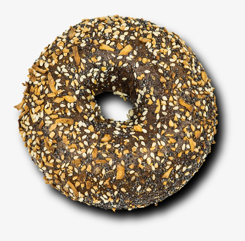 Bagel Pumpernickel Rye Everything, transparent png