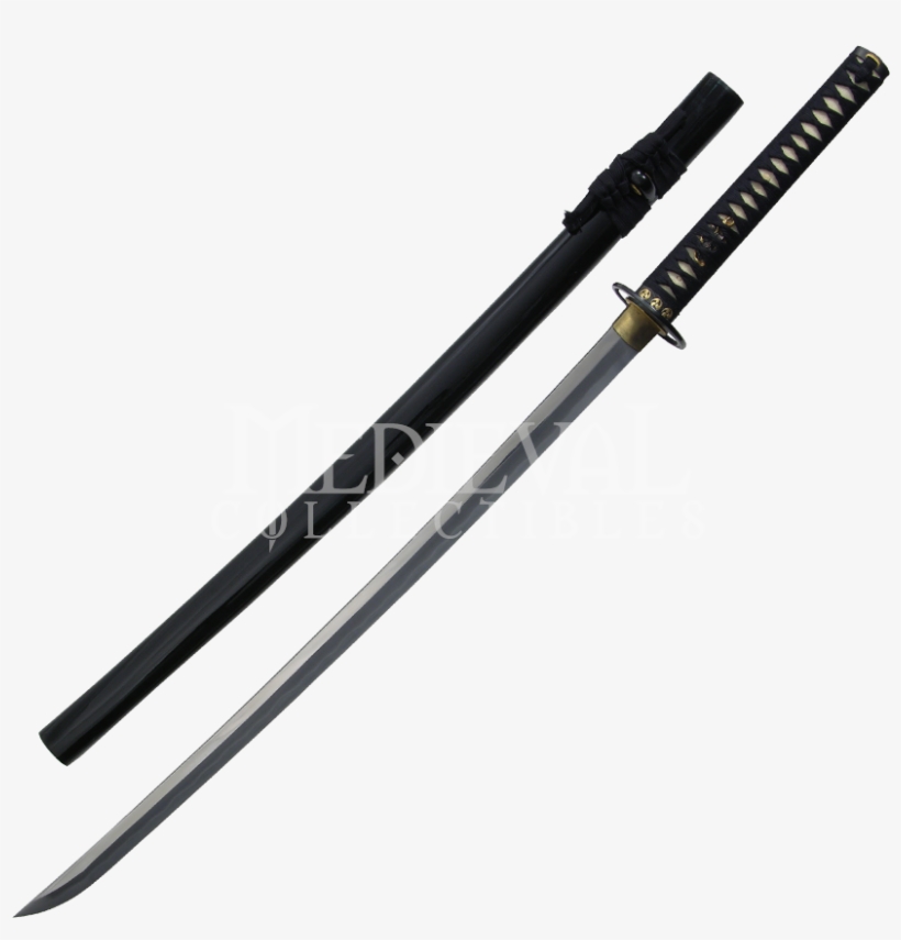 Png Black And White Great Wave Katana Sh By Medieval, transparent png