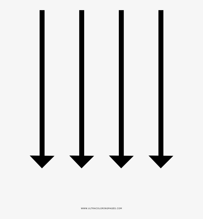 Setas Para Baixo Coloring Page, transparent png