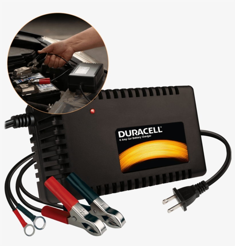 Duracell 6 Amp Battery Charger/maintainer, transparent png