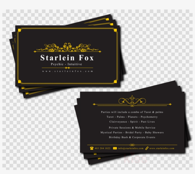 Psychic Business Card Clipart Business Card Design, transparent png