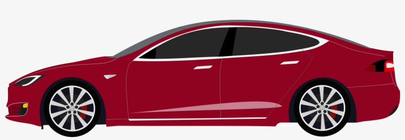Signature Red Model S, transparent png