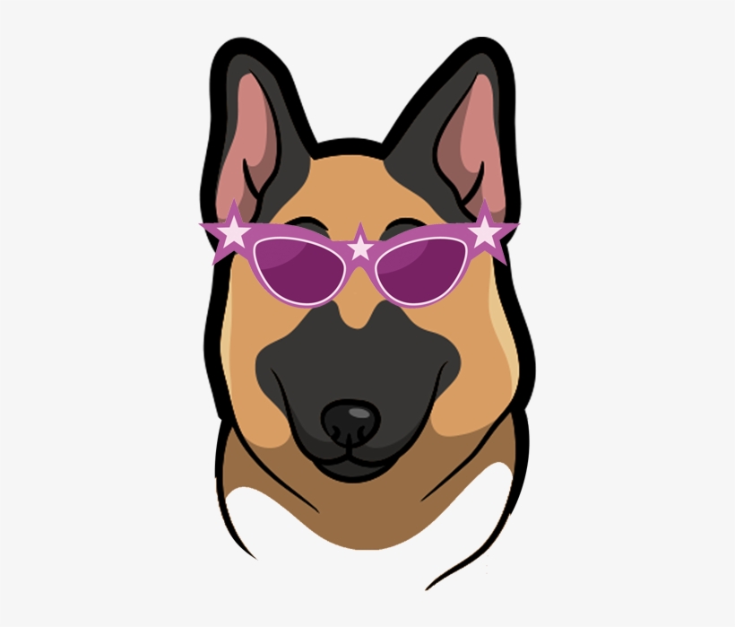 German Shepherd Emoji & Sticker Messages Sticker-3, transparent png