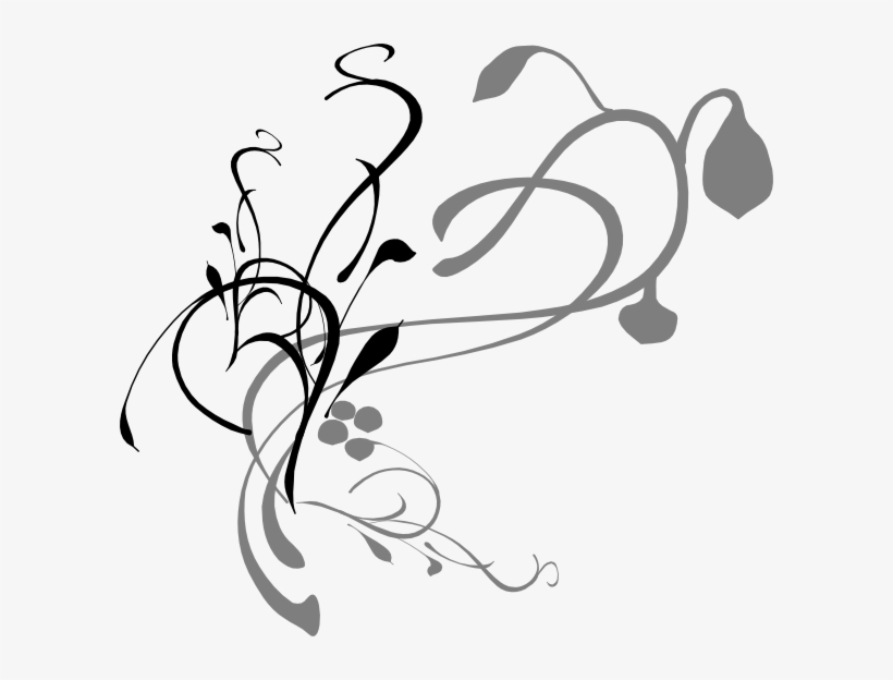 Scroll Frame Clipart Besides Flourish Decorations Flourish, transparent png