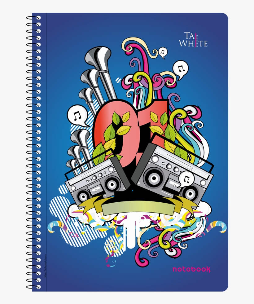 Spiral Notebook B5, transparent png