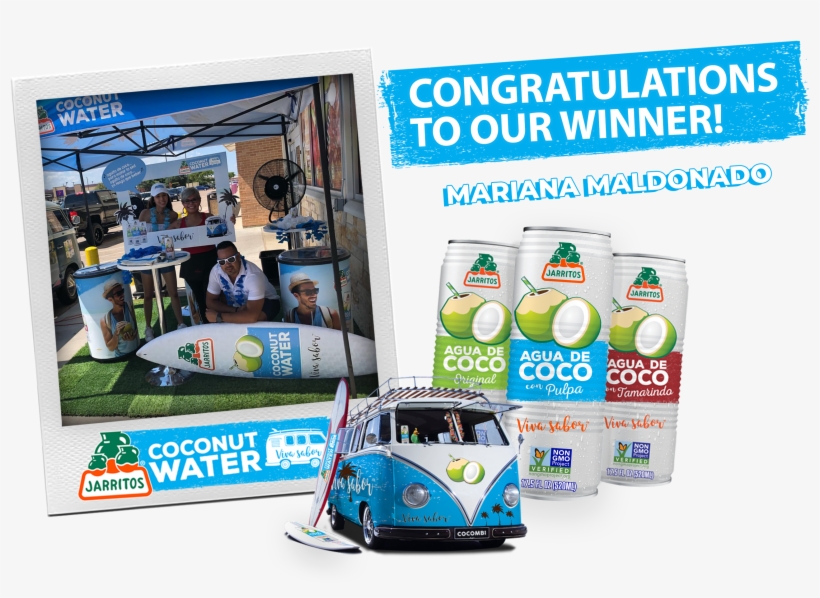 Jarritos Coconut Water Cruise Sweepstakes, transparent png