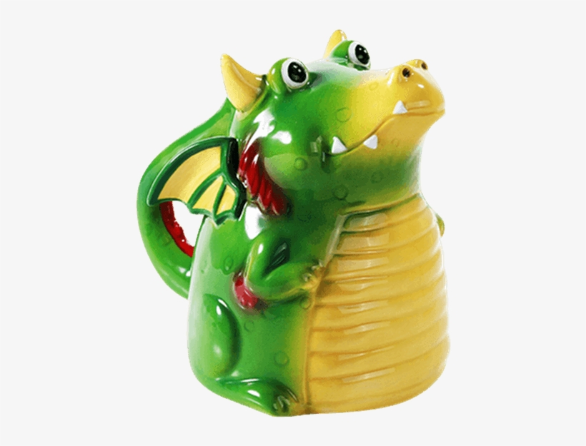 Topsy Turvy Green Dragon Mug, transparent png
