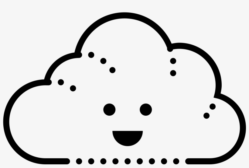 Happy Cloud Icon, transparent png