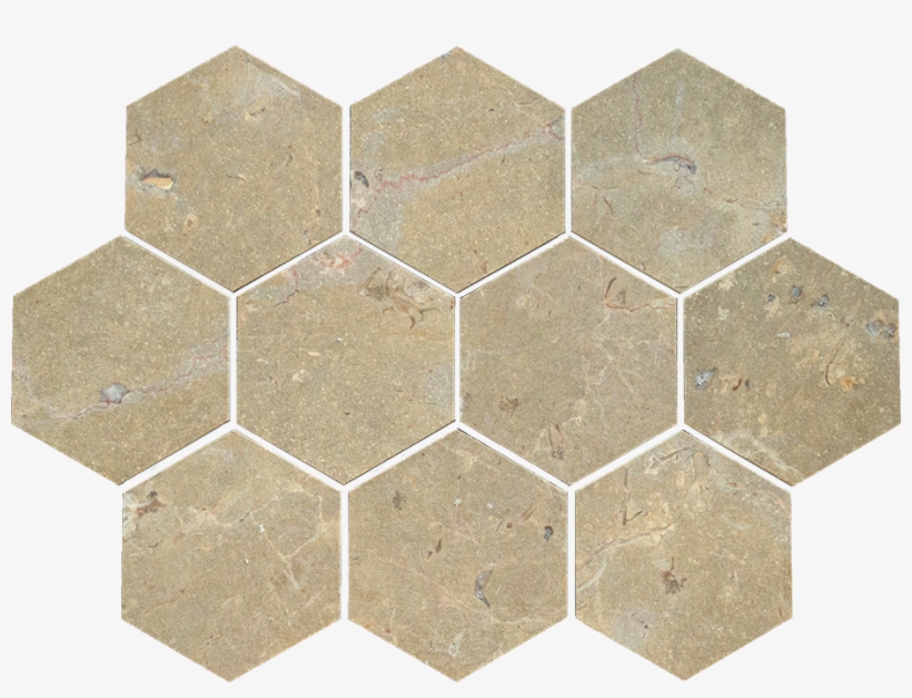 Bottega™, Estrella Daina Satin Brushed 3" Hexagon,, transparent png