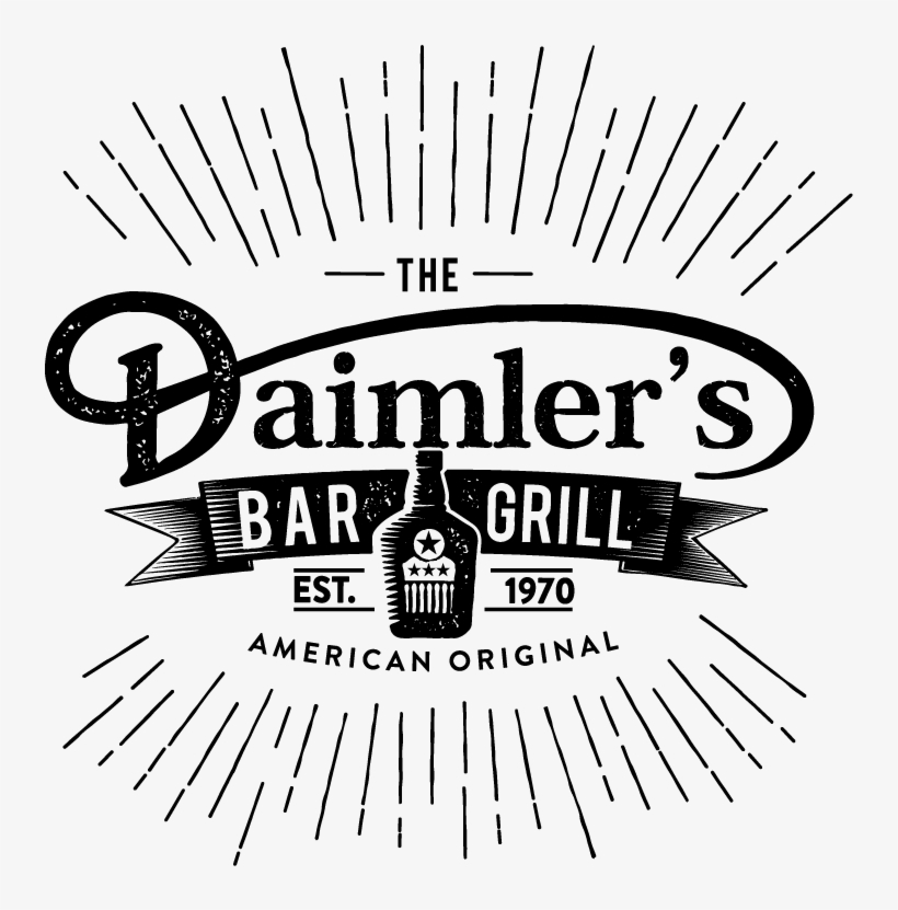 Logo Daimler´s Bar & Grill In Salzburg, transparent png