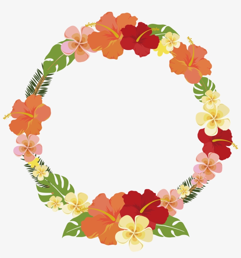 Flower Summer Decorative Frame, transparent png