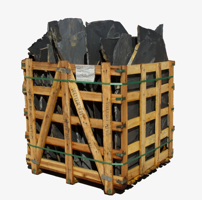 Random Flagstone Black Slate, transparent png