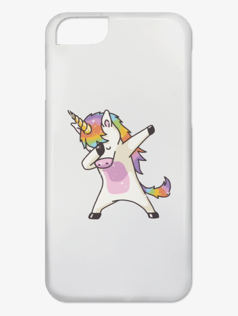 Dabbing Unicorn Horse White Color Iphone 6 Case, transparent png