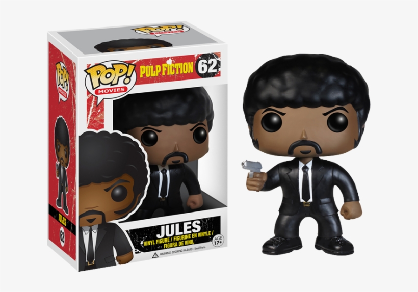 Jules Winnfield Pop Vinyl Figure, transparent png