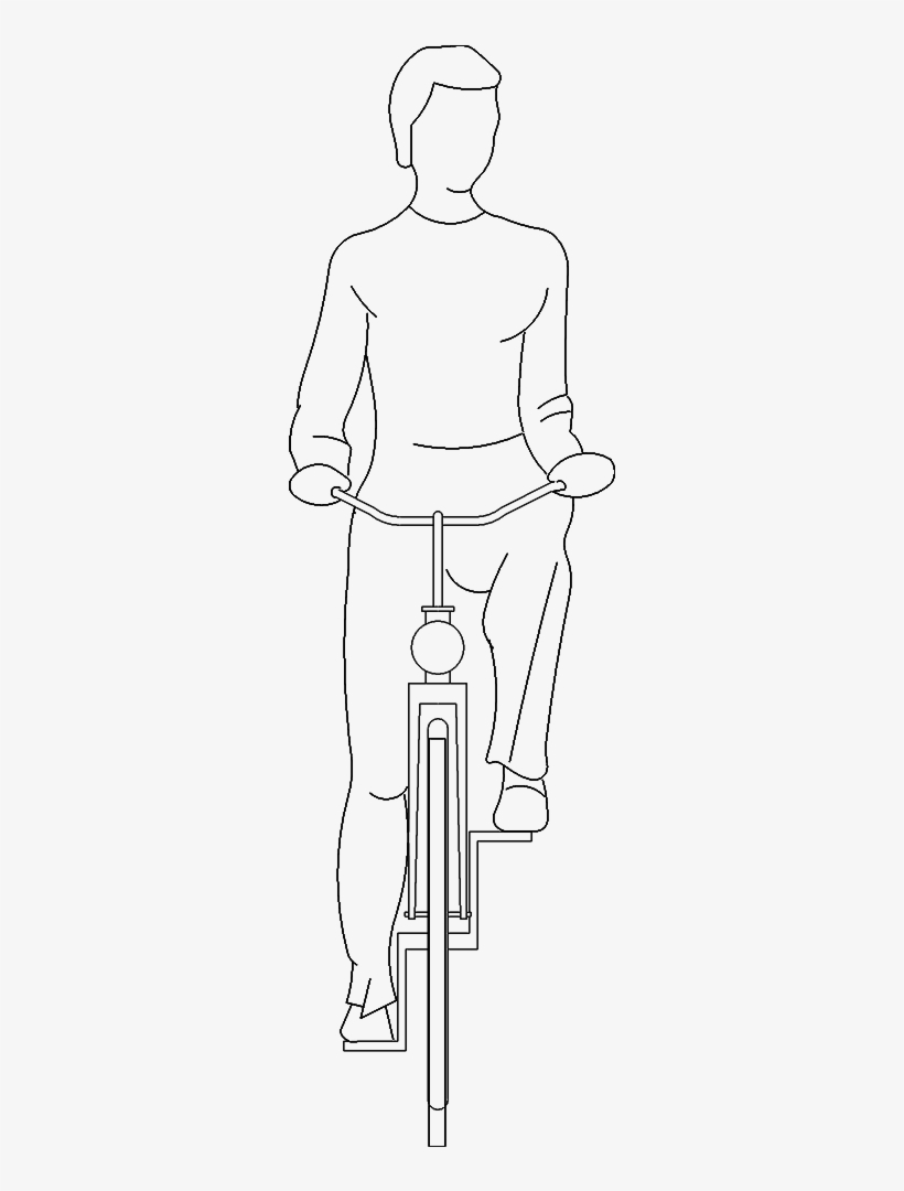 Bicyclist Png, transparent png