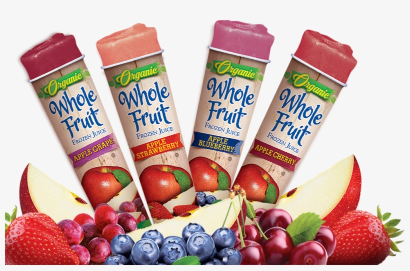 Whole Fruit Organic Juice Tubes, transparent png