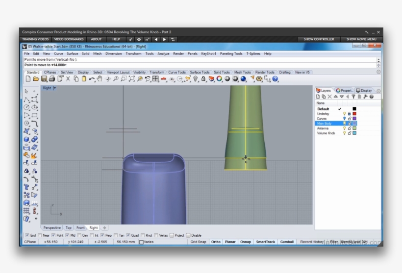 Complex Consumer Product Modeling In Rhino 3d [online, transparent png