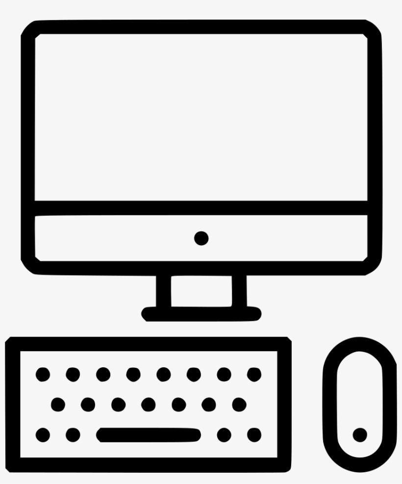 Mac Computer Device Display Desktop Screen Keyboard - Computer Monitor, transparent png