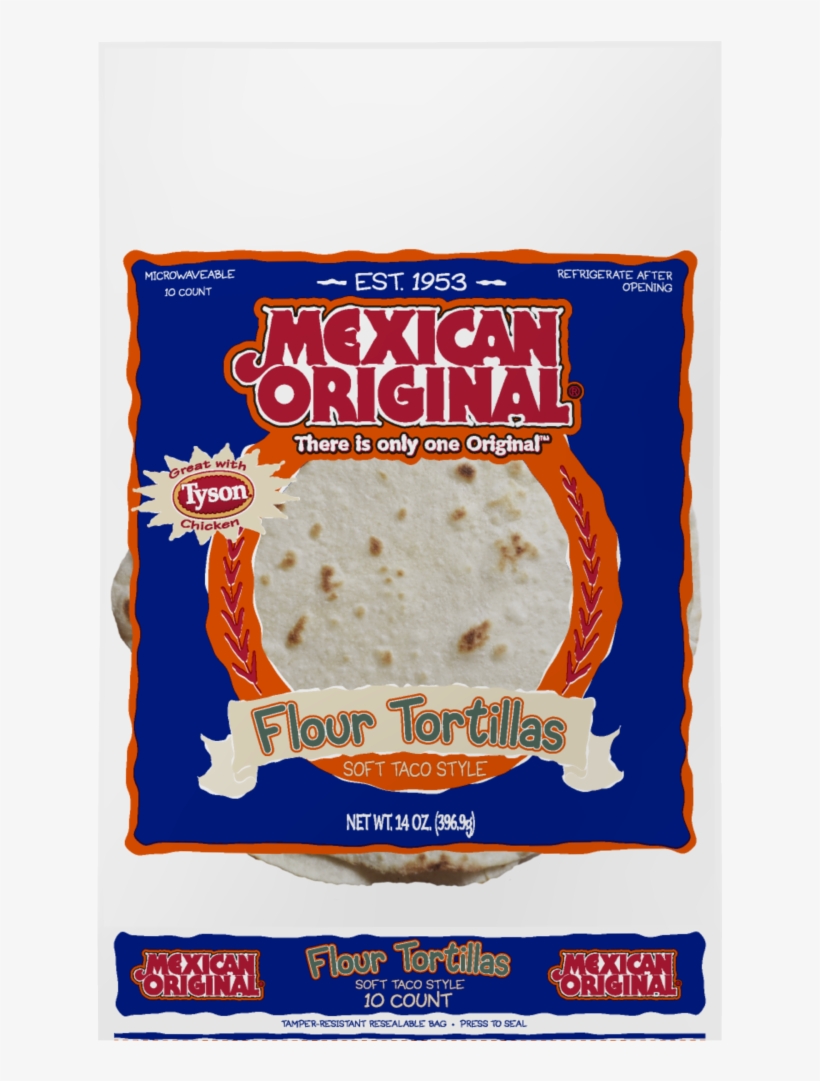 00023700077813 A1n1 - Mexican Original Tyson Foods Tys Sft Flr Tortilla, transparent png