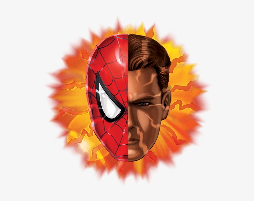 Wall Mural - Large: Spider-man, Peter Parker, 244x244cm., transparent png