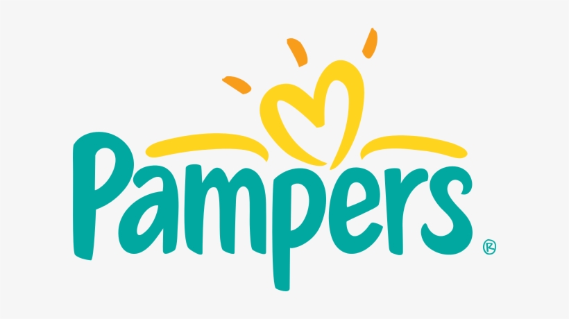 610px-pampers Logo 2009 - Pampers Sensitive Baby Wipes 56 Wipes, transparent png