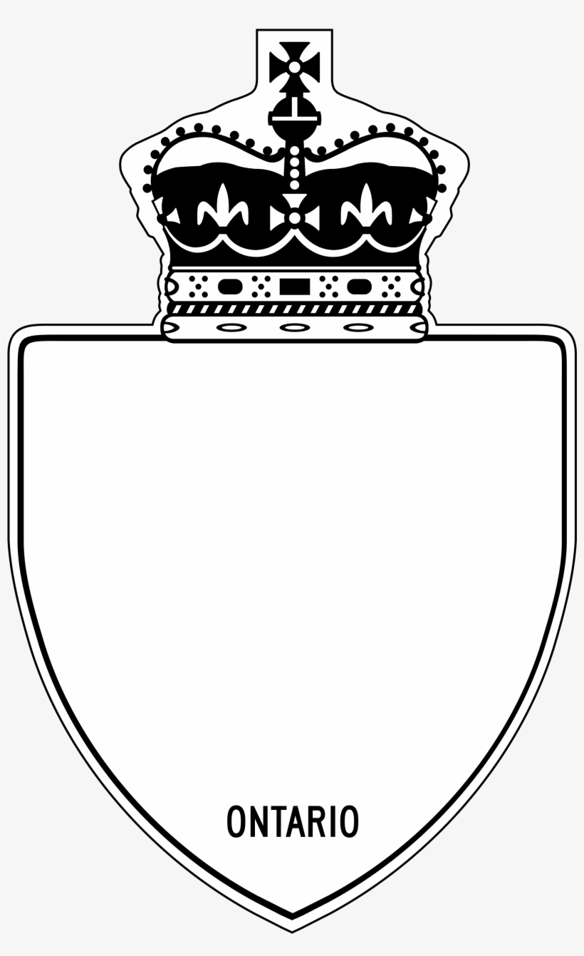Open - Ontario Highway Sign Svg, transparent png