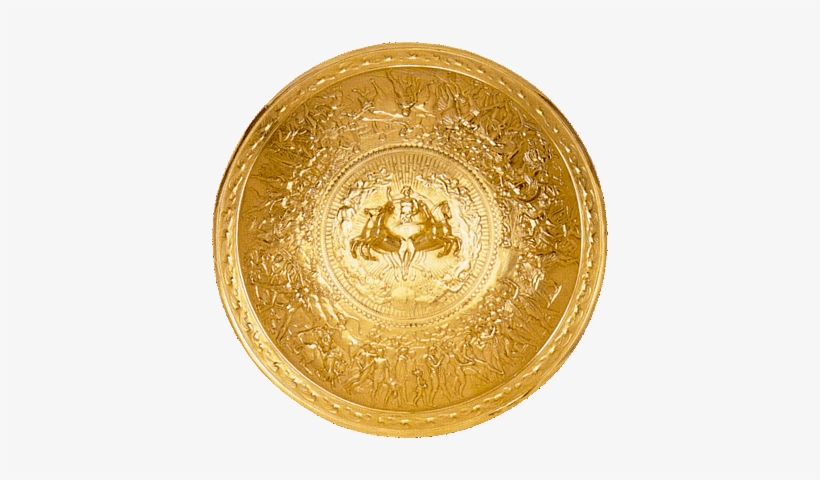 Achilles Gold Shield - Shield Of Achilles 3d, transparent png