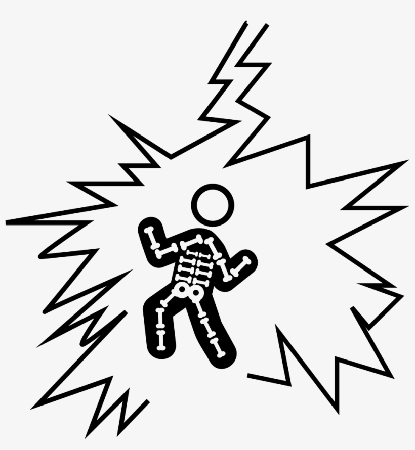 Lighting Bolt On A Person Comments - Dibujos De Descargas Electricas, transparent png
