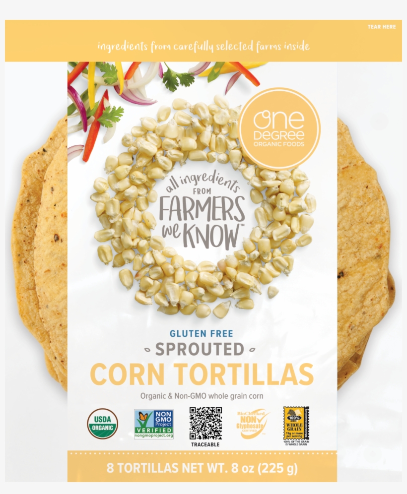 Sprouted Gluten Free Corn Tortilla - Corn Tortilla, transparent png