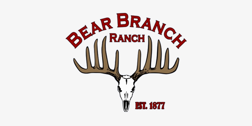 Bear Branch Logo White Outline - Bear Branch Ranch, transparent png