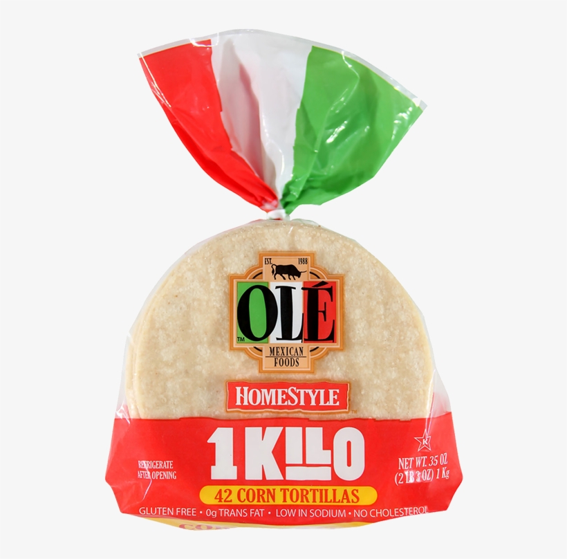 1 Kilo Corn Tortillas - Ole Mexican Foods Xtreme Wellness! Multi-grain Tortilla, transparent png