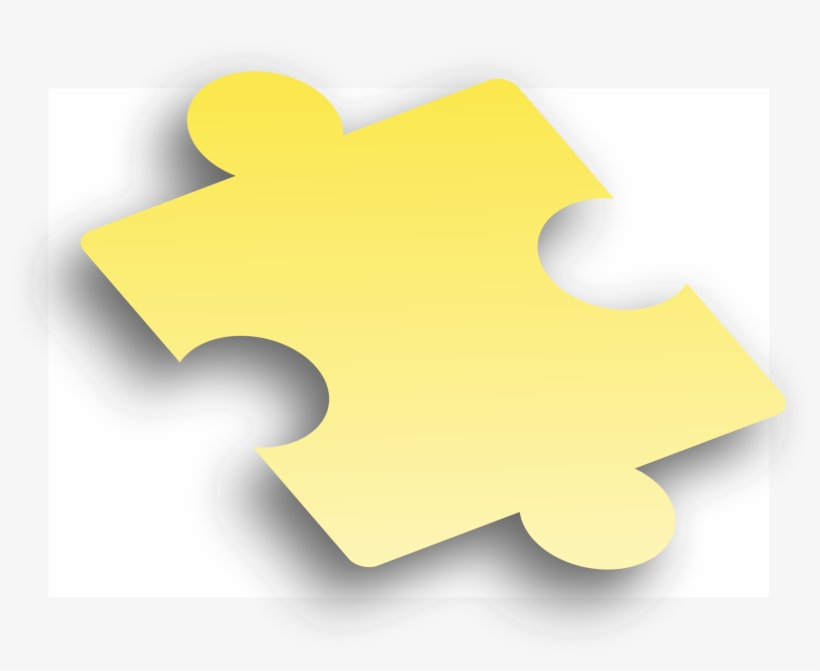 This Free Icons Png Design Of Puzzle Piece Yellow, transparent png