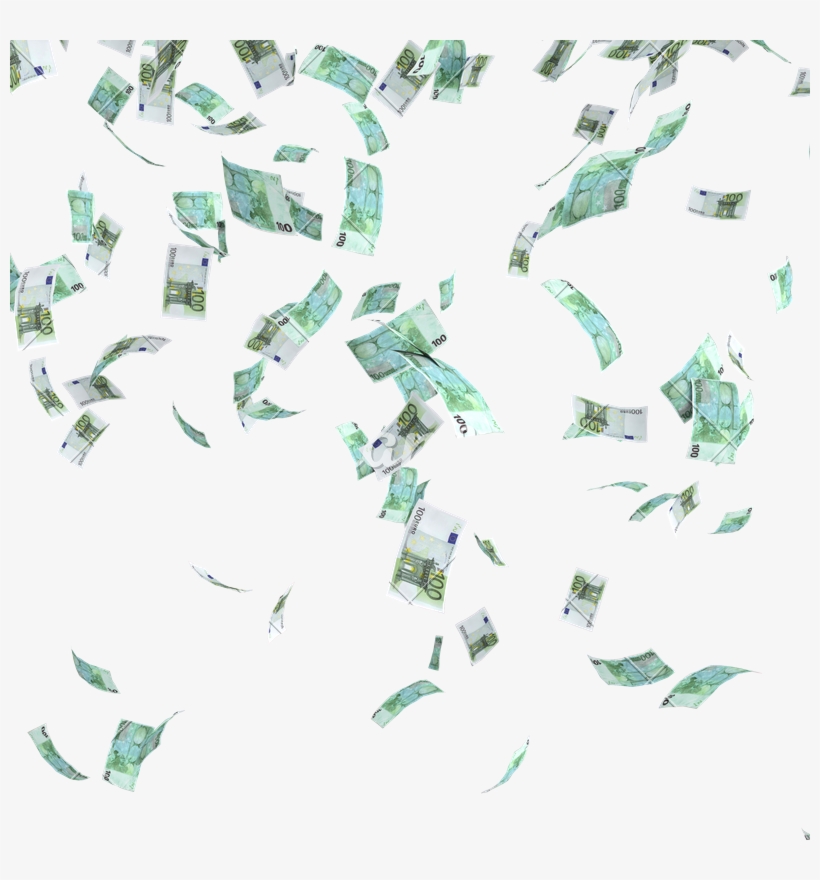 Money Falling From The Sky Png - Bed Sheet, transparent png