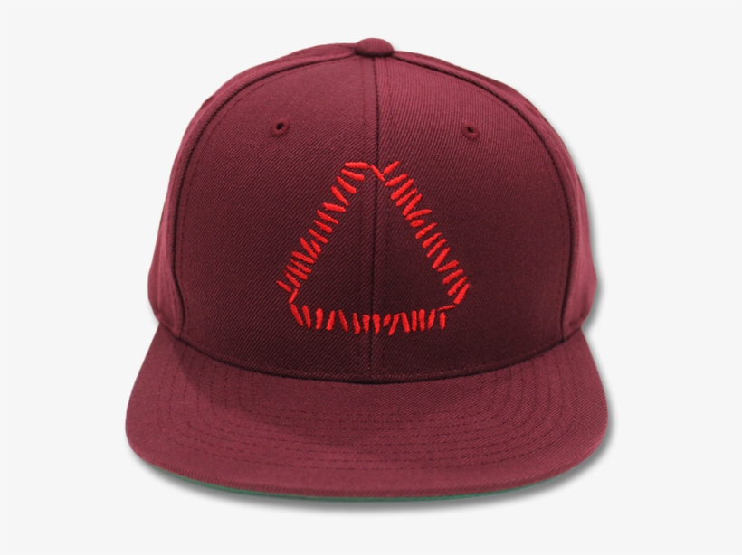 Official Warpaint Embroidered Triangle Logo Snapback - Warpaint Embroidered Triangle Logo Snapback (maroon), transparent png
