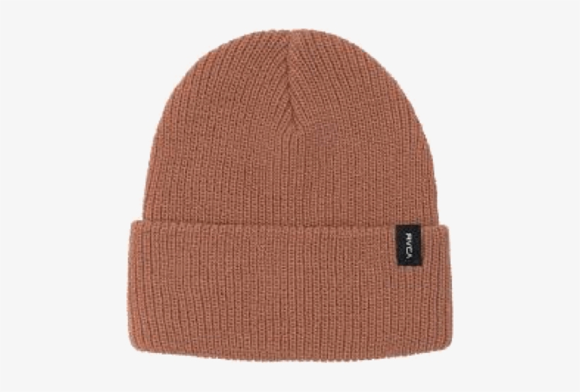 Beanie - Rvca Men's Towne Knit Beanie - Chai, transparent png