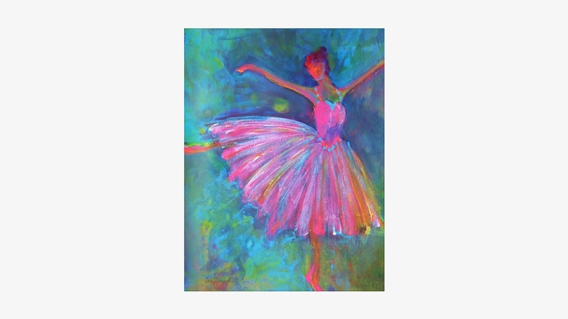 Wall Decor - Easy Painting Of A Ballerina, transparent png