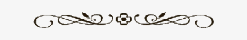 Decorative Line Black Clipart Divider - Calligraphy, transparent png