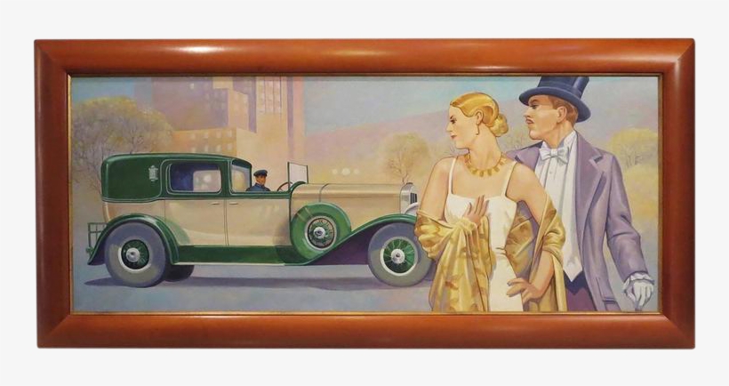 Image Transparent Stock Art Deco Style Painting In - Painting, transparent png