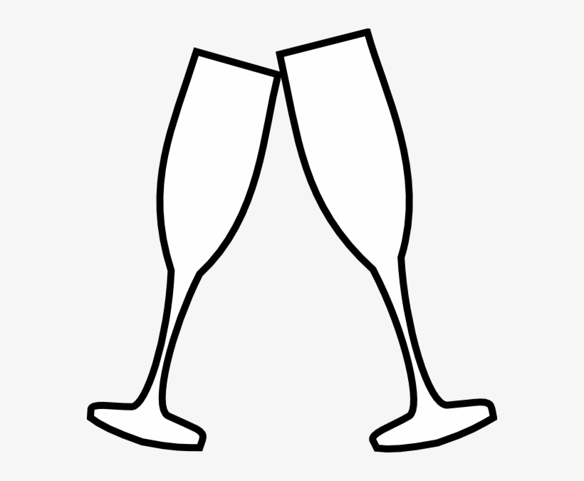 Bottle Drawing At Getdrawings Com Free For - Champagne Glasses Clip Art, transparent png