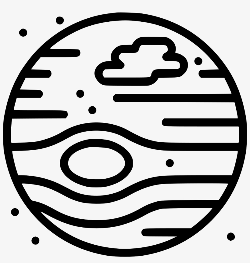 Jupiter Comments - Outline Of Jupiter Png, transparent png