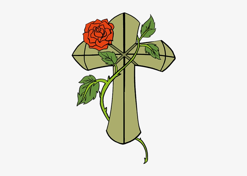 Drawn Vine Rose - Drawing, transparent png