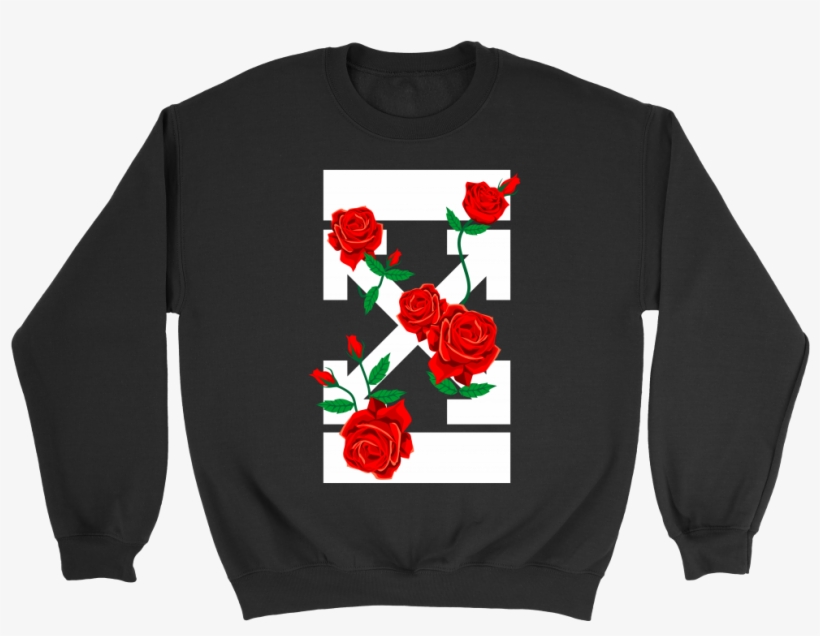 Rose Vine Sweatshirt - Illusion X Unisex Sweatshirt, Sweatshirt, Unisex Sweatshirt,, transparent png