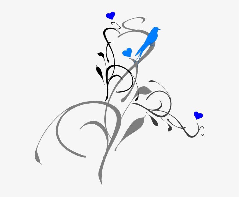 Bird On A Vine Clip Art At - Vine Clip Art, transparent png